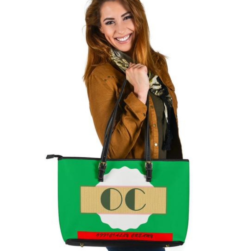 OC Large Leather Tote Bag #2